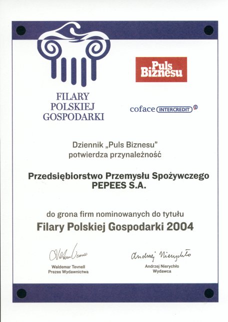 Filary Polskiej Gospodarki 2004