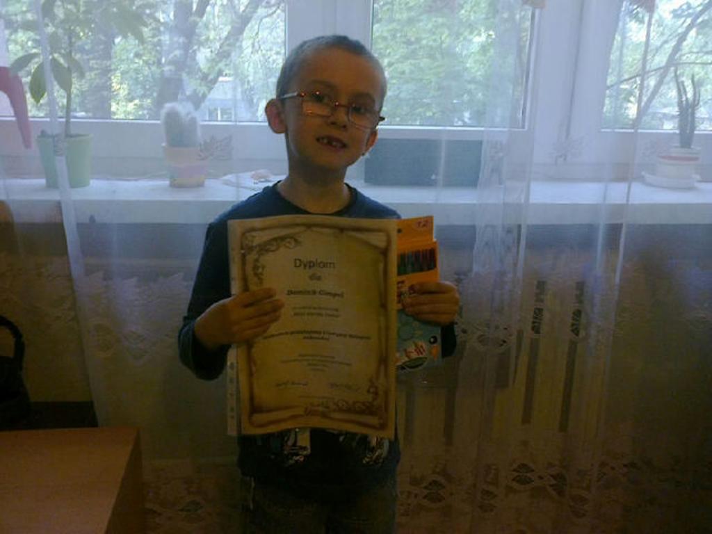 Podziękowania za udział w konkursie.
